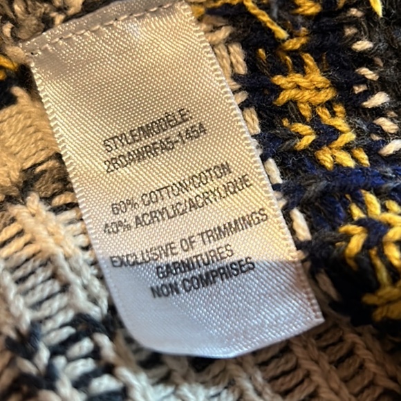 WindRiver Men’s 1/4 zip argyle knit sweater size large - Picture 8 of 8